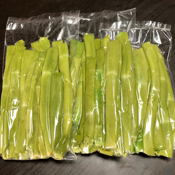 【天然】山菜　イタドリ 下処理済み 200g×5パック　約1キロ 加工品/漬物通販
