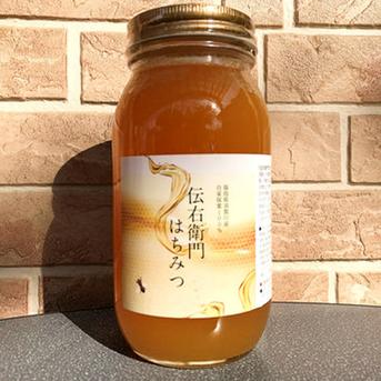 完熟梅の蜂蜜シロップ 大瓶 １ℓ　梅ジュース・ソーダ割りに　福島県須賀川市の希少なハチミツ【伝右衛門はちみつ】使用 1ℓ瓶 はちみつ/はちみつ通販
