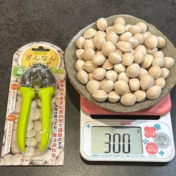 届いてすぐに食べられる！】祖父江産【藤九郎大玉3L】銀杏＆《割り器