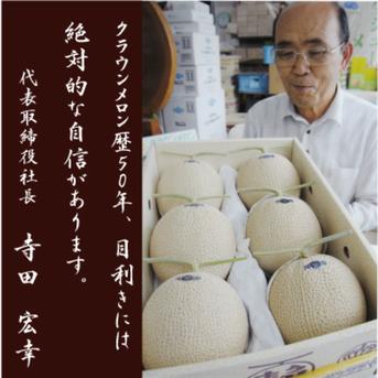 静岡クラウンメロン　山等級Lサイズ　1玉 約1.４～1.５Kｇ 果物/メロン通販