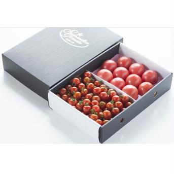 ⑦ソムリエトマト １.３kgとソムリエミニトマト　ダイヤ１kgのセット トマト1.3kg ダイヤ1kg 野菜/トマト通販