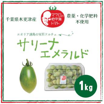 サリーナエメラルド　カラーミニトマト　1㎏ 1kg  野菜/トマト通販