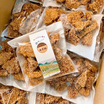 新発売☆ないとうさん家の米煎餅セット 煎餅味噌味2枚・醤油味1個 加工品/その他加工品通販