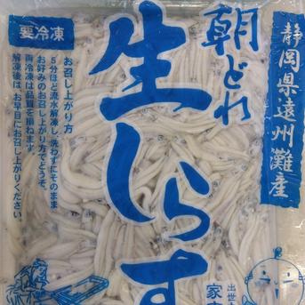 【飲食店様も！】🌊冷凍生しらす🐟✨鮮度抜群遠州灘産冷凍生しらす100グラム*10パック 100g✖10パック 魚介類/しらす・ちりめん通販