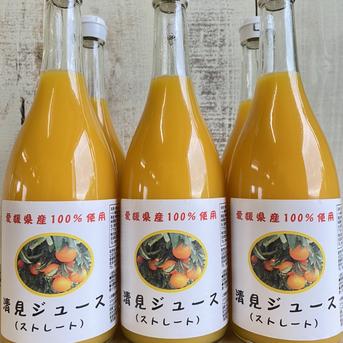 【お中元　夏ギフト】はまださんちの清見ジュース（ストレート）6本セット　完売 720ml×6本 飲料/ジュース通販