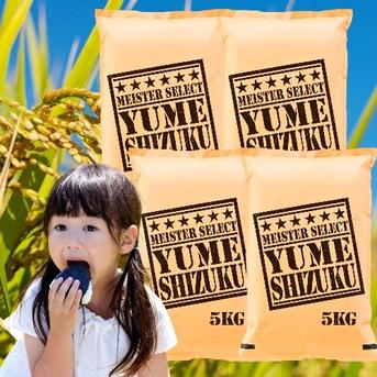 食品 20kg 夢つくし 九州産米 特Aランク