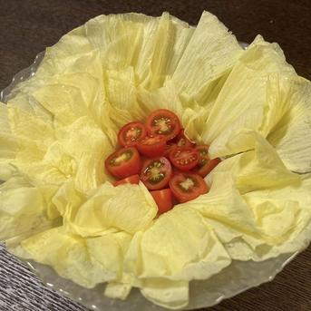 トロトロかわいい花オクラ！ 300g程度 その他/食用花通販
