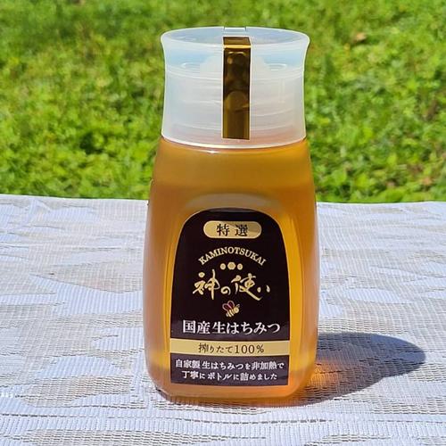送料込] 非加熱 生はちみつ 岡山百花蜜［神の使いHONEY］ | はちみつ