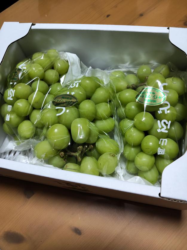 大玉2kg・3房】岡山県産シャインマスカット 家庭用 朝採り翌日発送