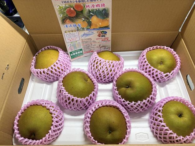 桃源郷錦 なつっこ桃 2kg箱(6〜8個入り) ｜ 果物/もも 産直アウル 農家