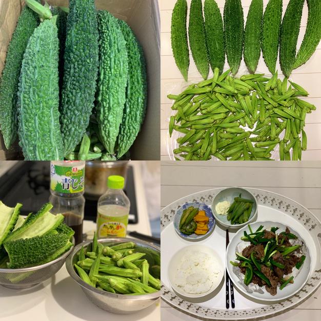 鹿児島産】甘塩ゴーヤ2キロ・甘塩オクラ1キロ^_^ ｜ 野菜/野菜セット