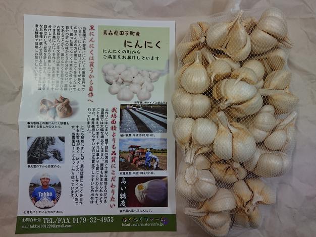 アウルの日】 青森県田子町産にんにく訳あり品（Lサイズ中心）1kg 