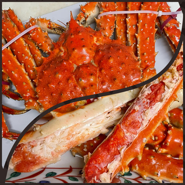 浜茹でタラバガニ1.7㎏とズワイガニのセット🦀 | 魚介類/カニ