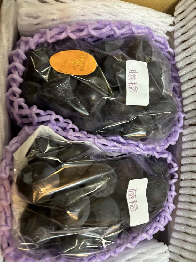 【rian】藤稔の粒　箱込1kg弱 RE.farmの大粒ぶどう 藤稔 ｜ 果物/ぶどう 産直アウル 農家・漁師など