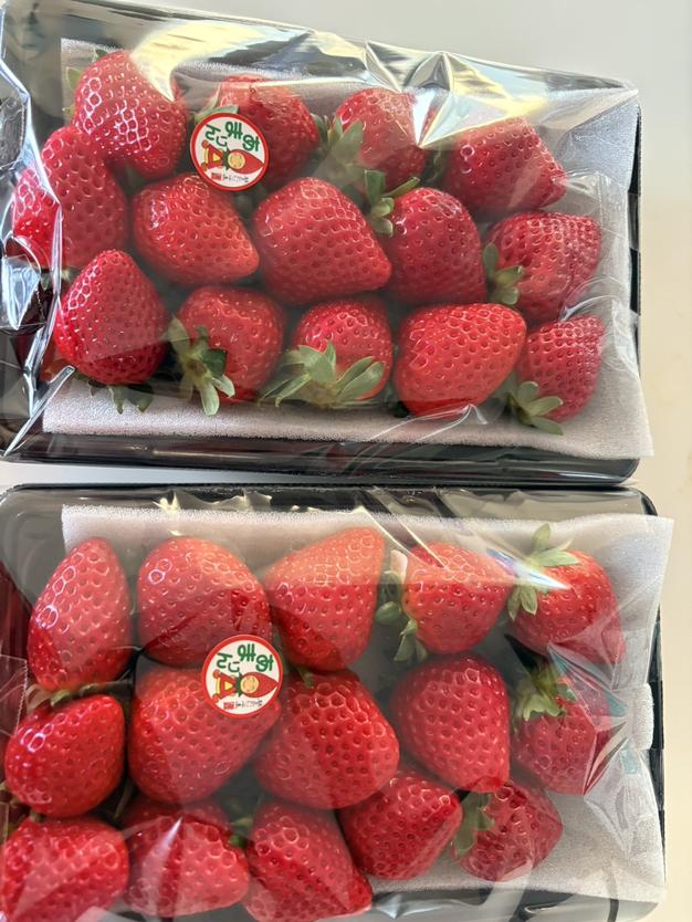 あまりん・かおりん】食べ比べ2パック(500g) ｜ 果物/いちご 産直