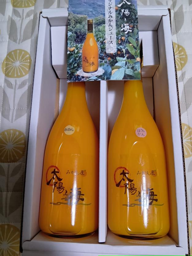 太陽と海🍊オリジナルみかん🍊ジュース（720ml✖️2） ｜ 飲料