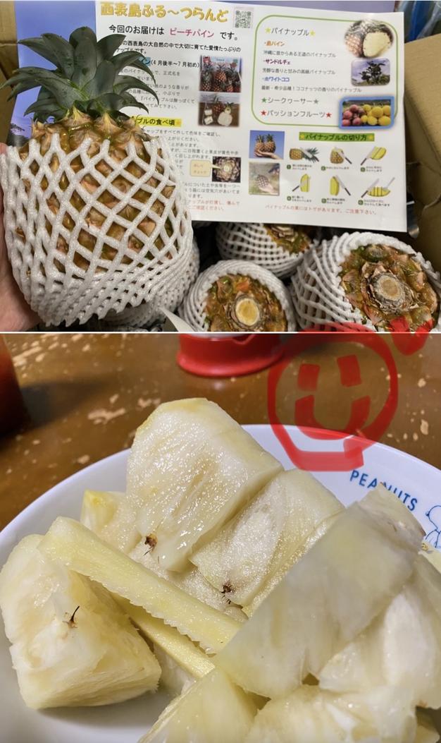 送料無料】 不動の人気№1西表島 ピーチパイン 約6kg（7～9玉） ｜ 果物