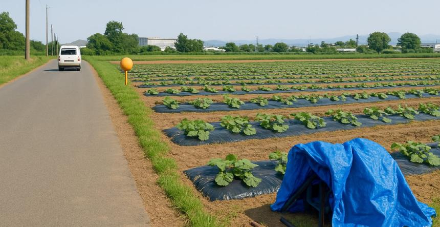 趣味が講じて野菜を作ってる会社 松江市